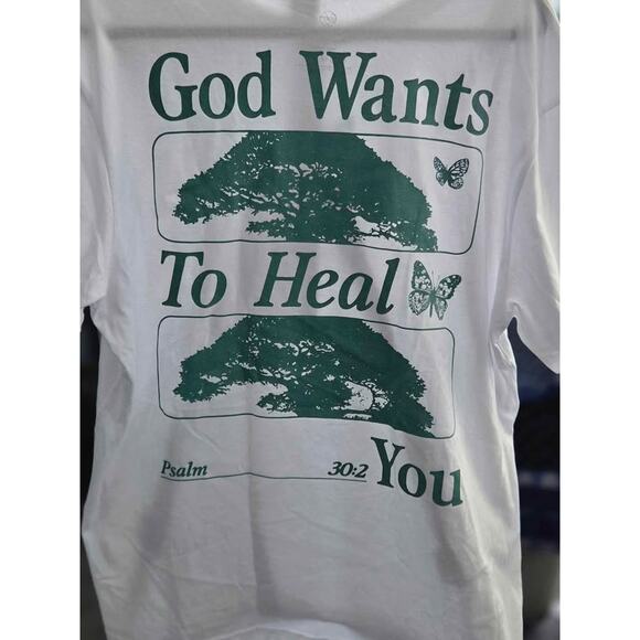 Vintage Threadz “God Wants To Heal You” Graphic Tee – Size XXL New - Picture 1 of 4
